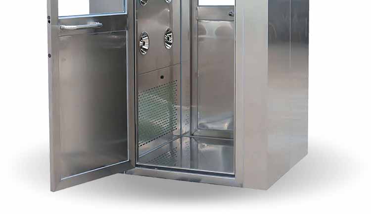 不銹鋼單人單吹風(fēng)淋室細(xì)節(jié)2