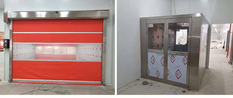 不銹鋼雙人雙吹風(fēng)淋室安裝2