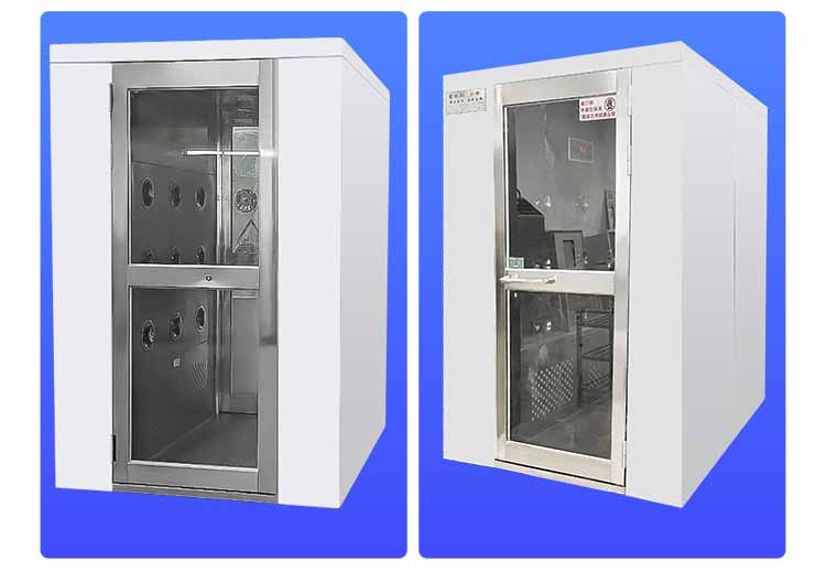 外冷板內(nèi)不銹鋼雙人雙吹風(fēng)淋室規(guī)格3