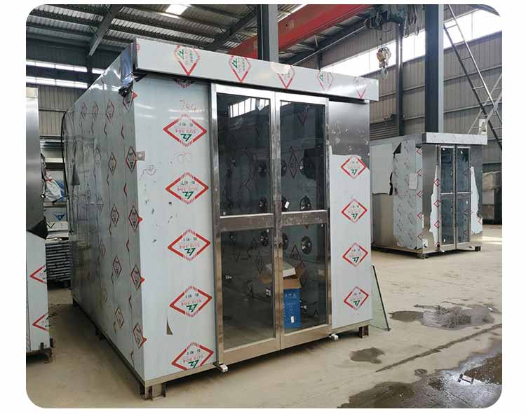 外冷板內(nèi)不銹鋼雙人雙吹風(fēng)淋室?guī)齑?