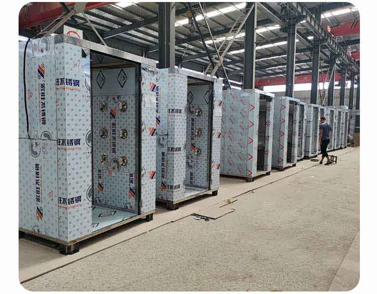 外冷板內(nèi)不銹鋼雙人雙吹風(fēng)淋室?guī)齑?