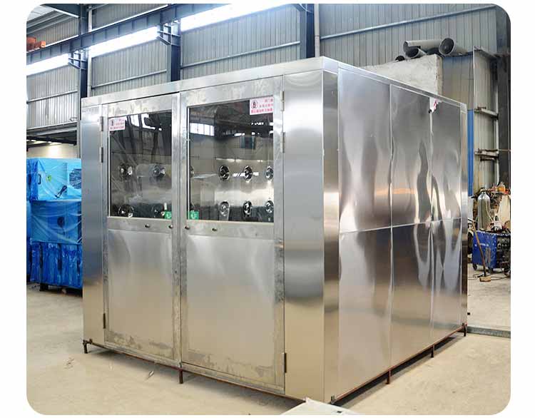 外冷板內(nèi)不銹鋼雙人雙吹風(fēng)淋室?guī)齑?