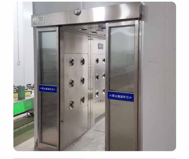 平移門風(fēng)淋室安裝4