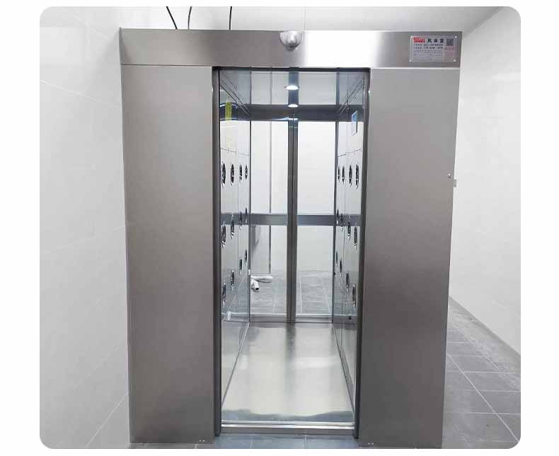 平移門風(fēng)淋室安裝2